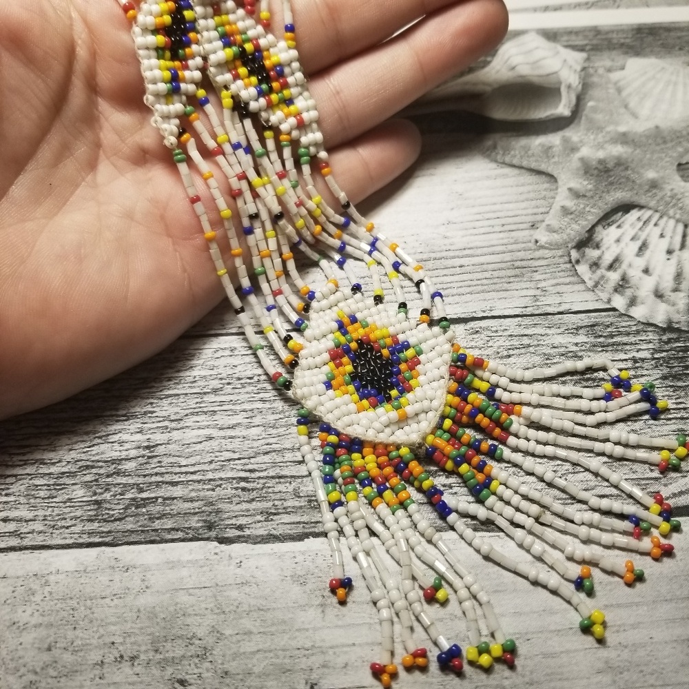 Stunning VTG Native Necklace - Picture 5 of 7